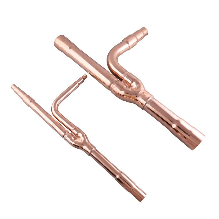 Hailiang Air Conditioning Accessories Special Customized Copper Branch Pipe Refnet Joint