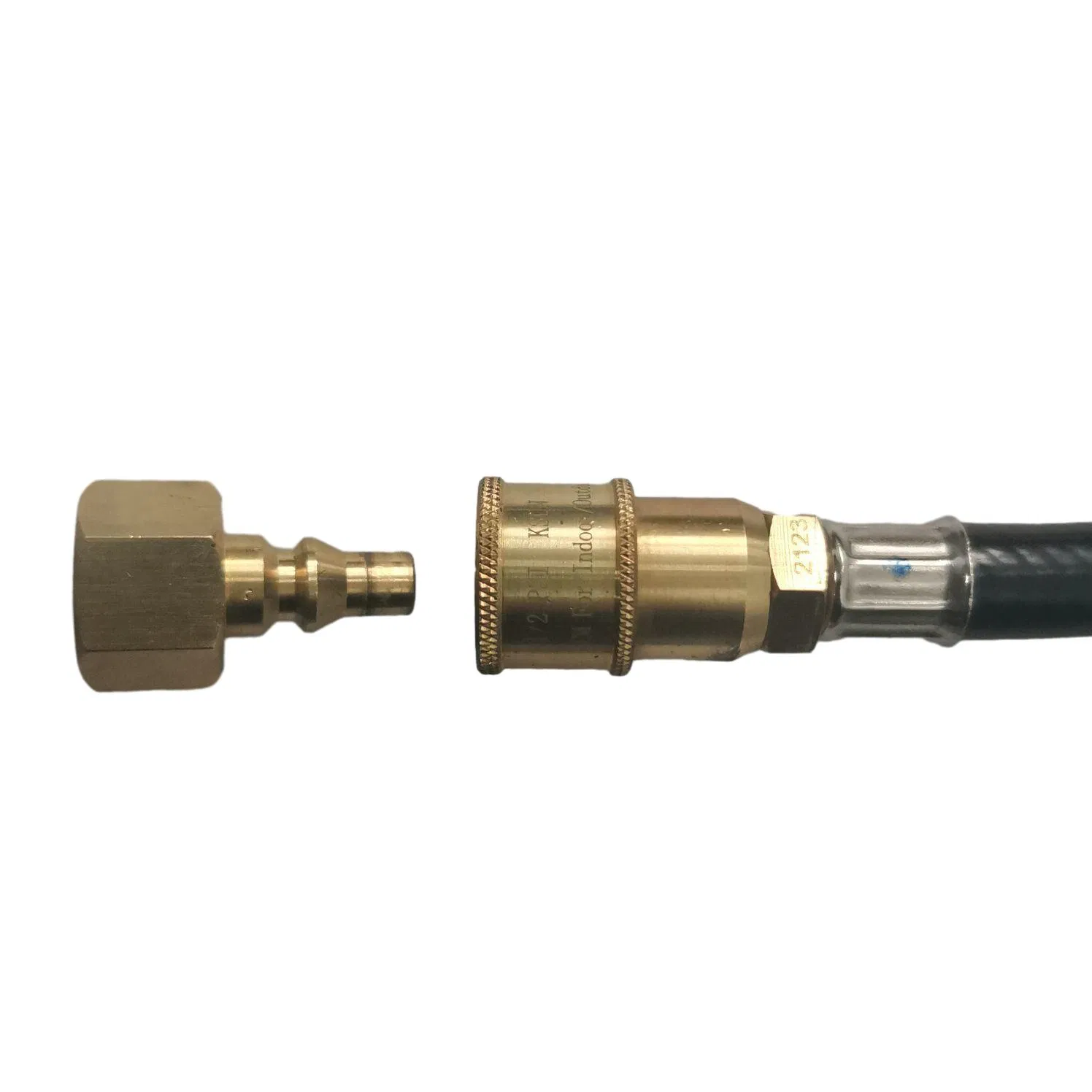 Premium Gas Hose and Regulator Kit with Quick Disconnect Connector