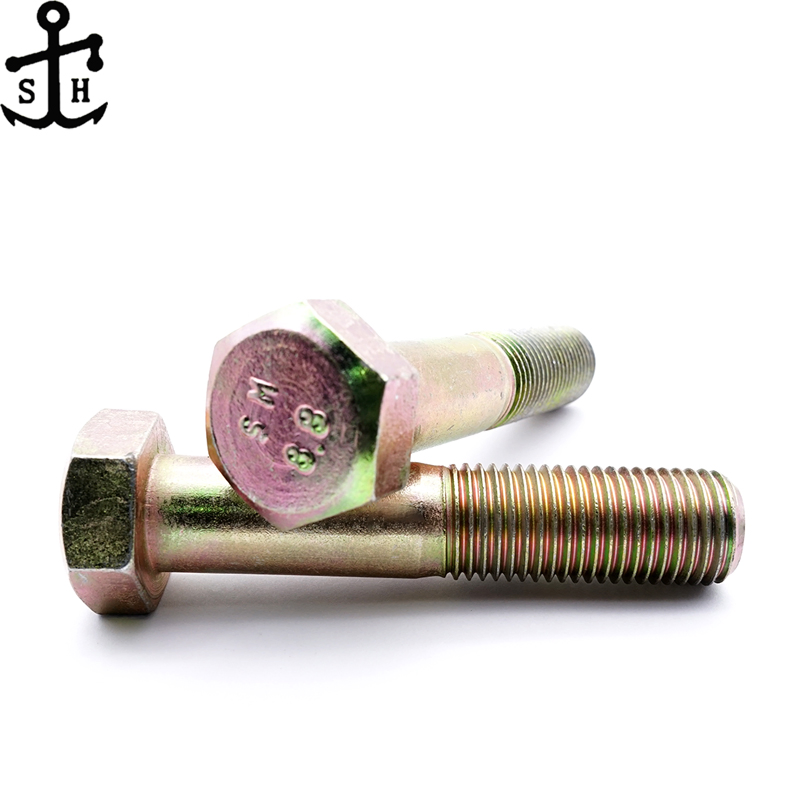 High Tensile Steel Structures DIN931 Hexagon Bolt for Large Buildings Made in China