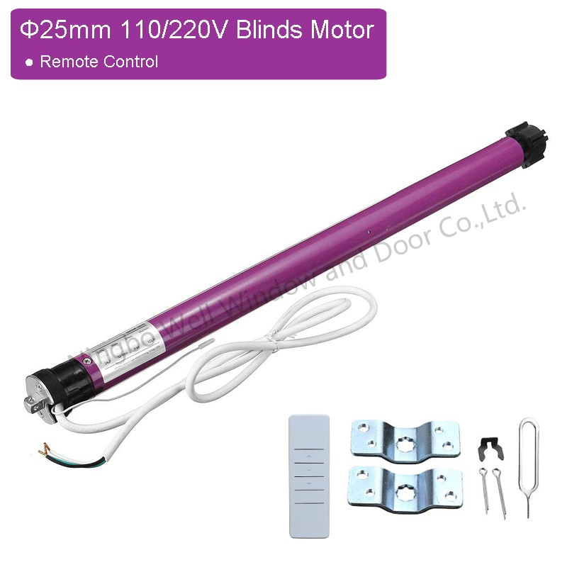 Rechargeable Motor for Outdoor Roller Shades Solar Window