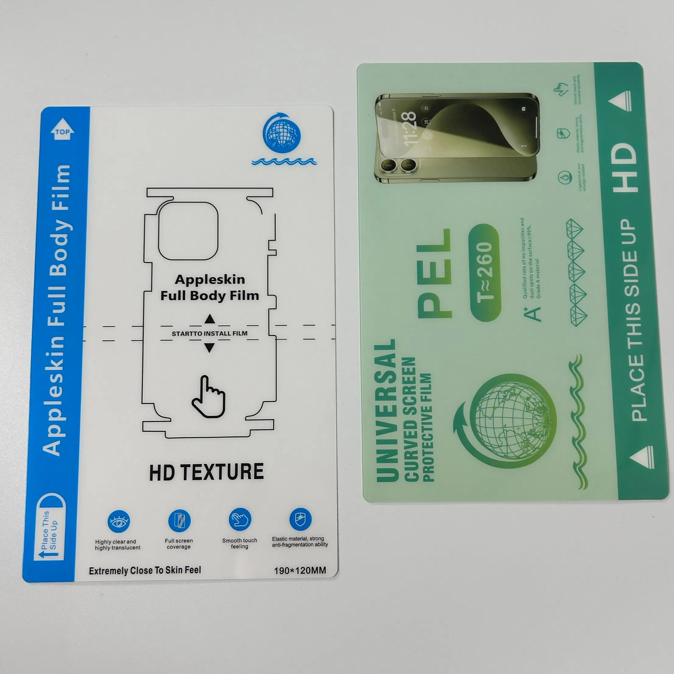 2026 Smart Gadget Phone Store 3D Anti-Fingerprint Screen Protector Back Skin Sticker