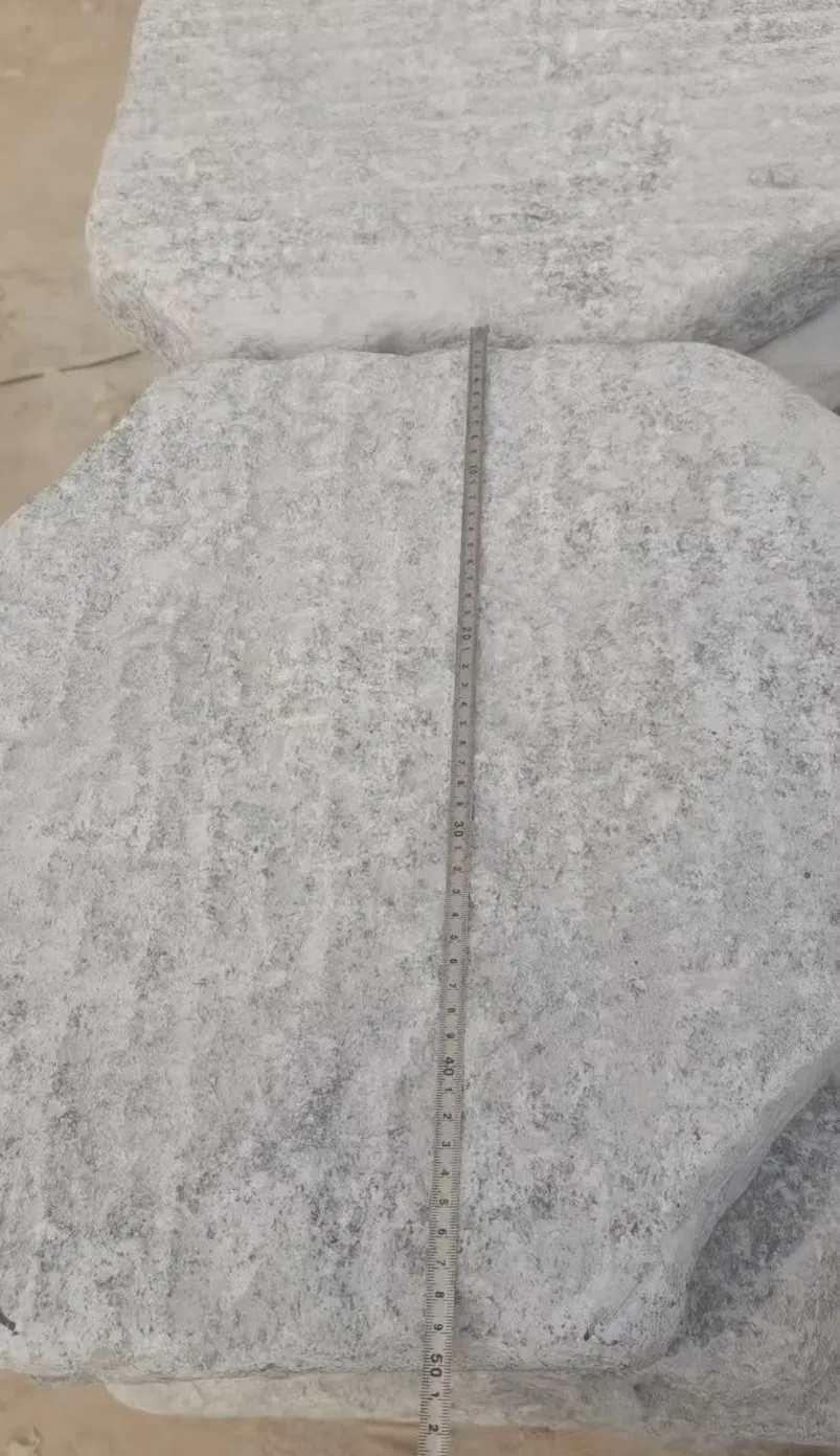 Natural Stone Grey Tumbled Granite Pavers for garden/outdoor/outside landscape/floor/wall/pool tiles/slabs