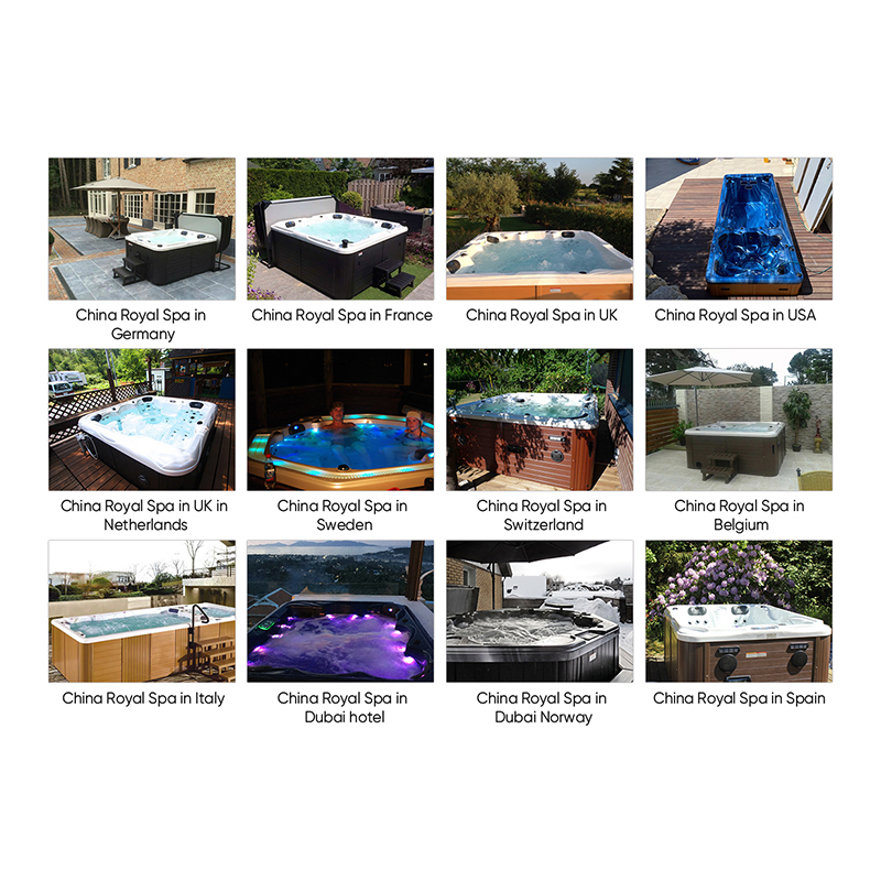 1 X 1.5 HP Luxury Bathtubs Freestanding Functional Acrylic SPA Massage Bathtub