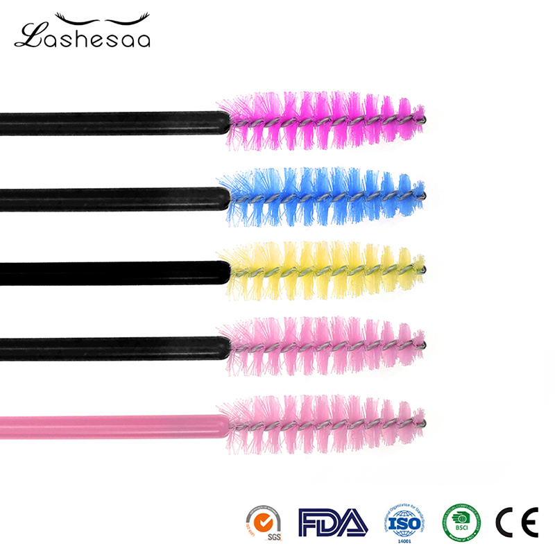 Mengfan China Cosmetic Brushes Suppliers Eyelash Brushes Mascara Wands Eyelash Extension Brush
