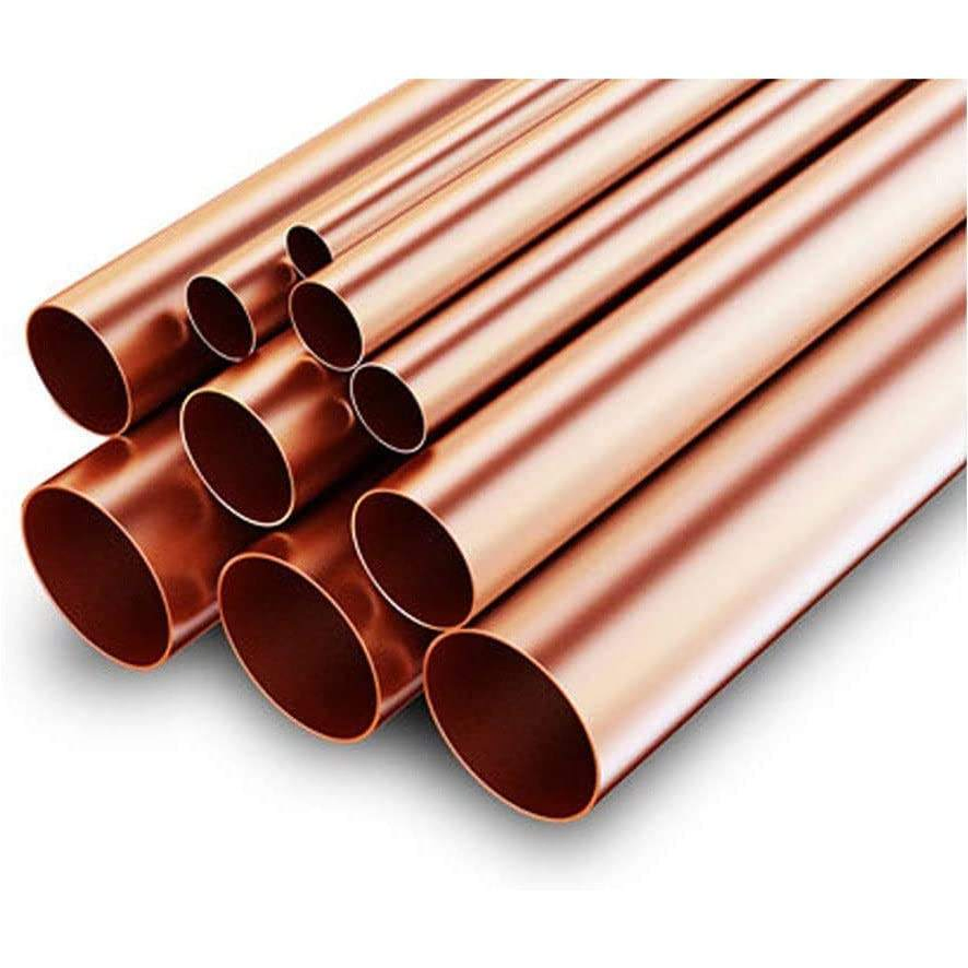 C101 Rigid Cold Drawn Seamless Straight Pure Copper Heat Tube Copper Bare Tube