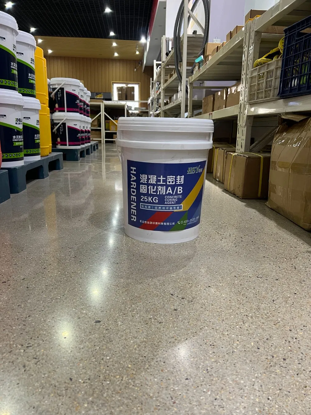 High-Density Concrete Curing Agent Non-Dusting High Wear-Resistant Clear Liquid Floor Hardener