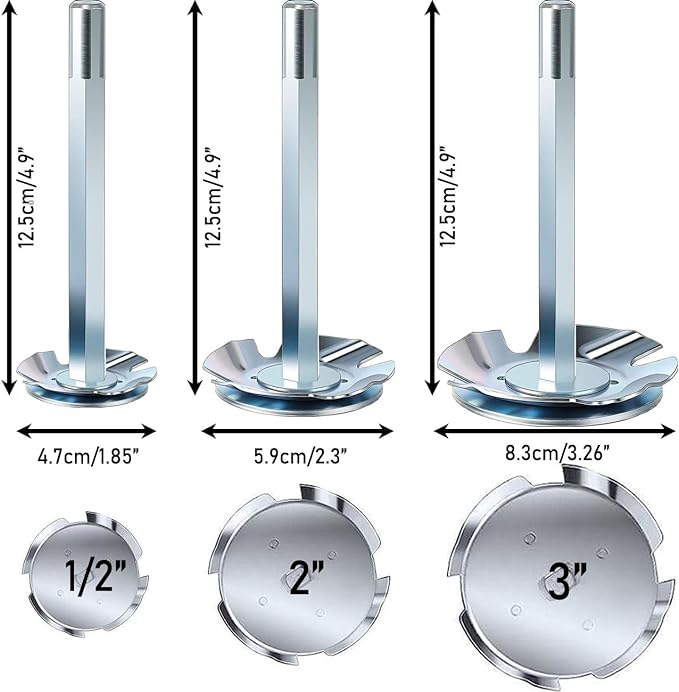 PVC Pipe Reamer Fits 1/2 Variable Speed Drill for Removal From Hub