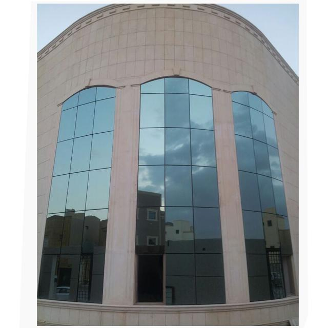 Modern House Decoration Aluminum Frame Glazed Double Glazing Glass Curtain Wall