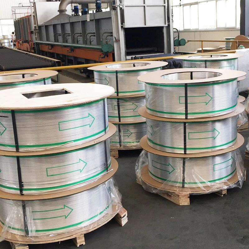 Customized 1060 1070 1100 6061 6063 5052 5754 5083 Aluminium Coiled Tube for Refrigerator Aluminum Radiator Coil Pipe/Tubing for Cooling Unit