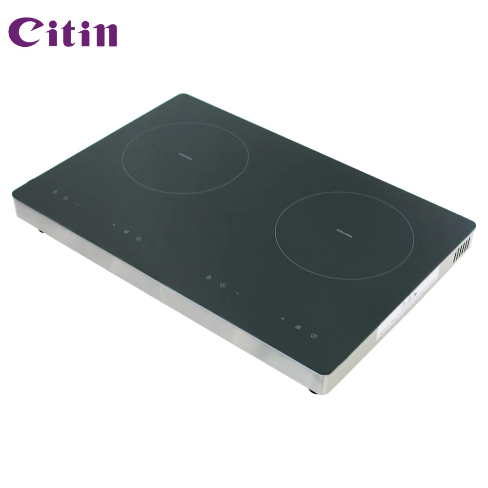 Premium Kitchen Electric Cooktop with 2 Burners Induction Hob