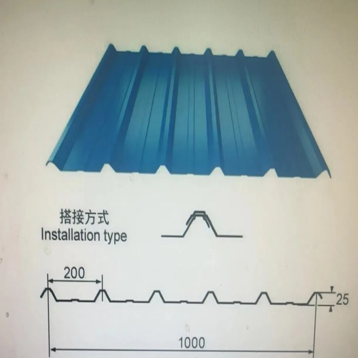 Decking Steel Sheet Plate Galvanized Steel Strong Bearing for Floor