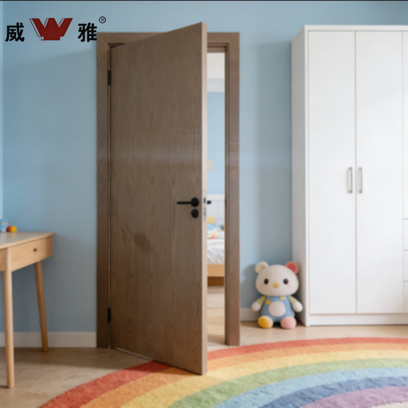 Versatile Application Fire Resistant Secure Hospital Ward and Exit Safety Wooden Door