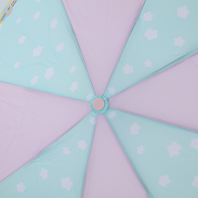 Двухцветный складной зонт Fiber Rob