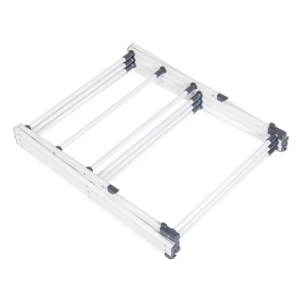 Expandable Folding Laundry Rack Space-Saving Clothes Rack for Small Spaces