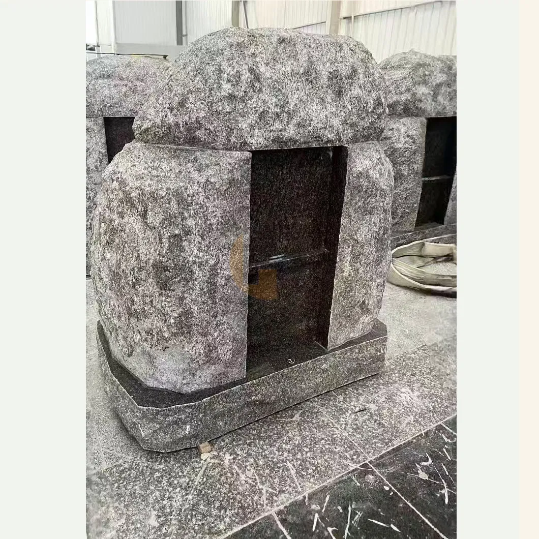 Decorative Stone Front Door Design Columbarium Niches for Ash Urn Columbaria