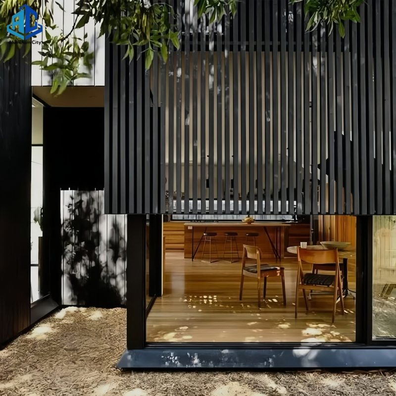 Living Room Furniture Composite Board WPC Wood Slat Outdoor 3D Wall Panels for PVC Fence