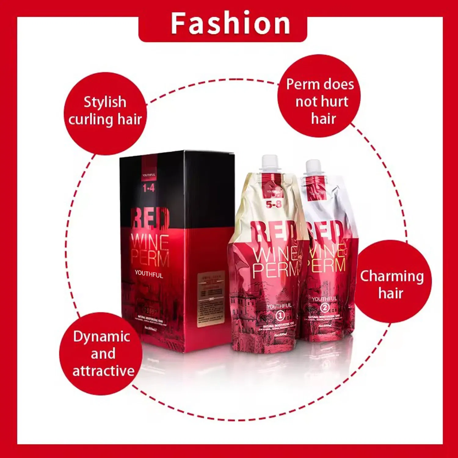 Salon Hair Care Hair Perm Rebonding Curly Cream