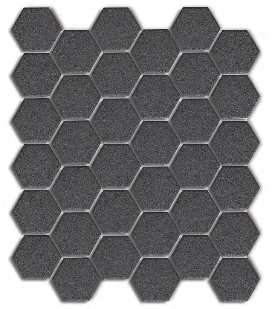 Modern Matte Full Body Hexagon Tiles Anti-Slip Geometric Mosaic for Bathroom and Kitchen Floor