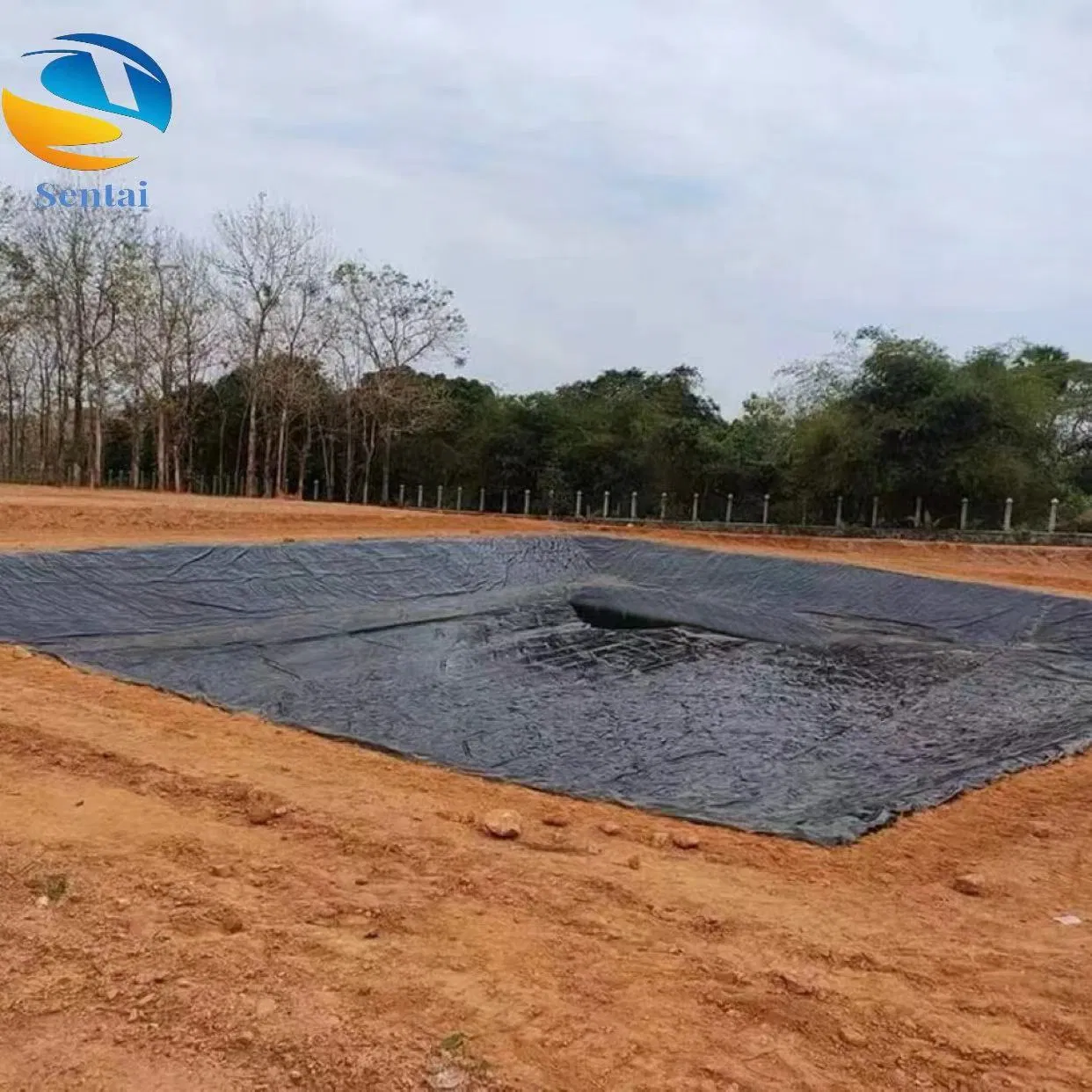 High-Performance HDPE Geomembrane for Tailings Pond Seepage Control Cover of Landfill Site for Heap Leaching Pool Ash Residue Yard HDPE Geomembrane