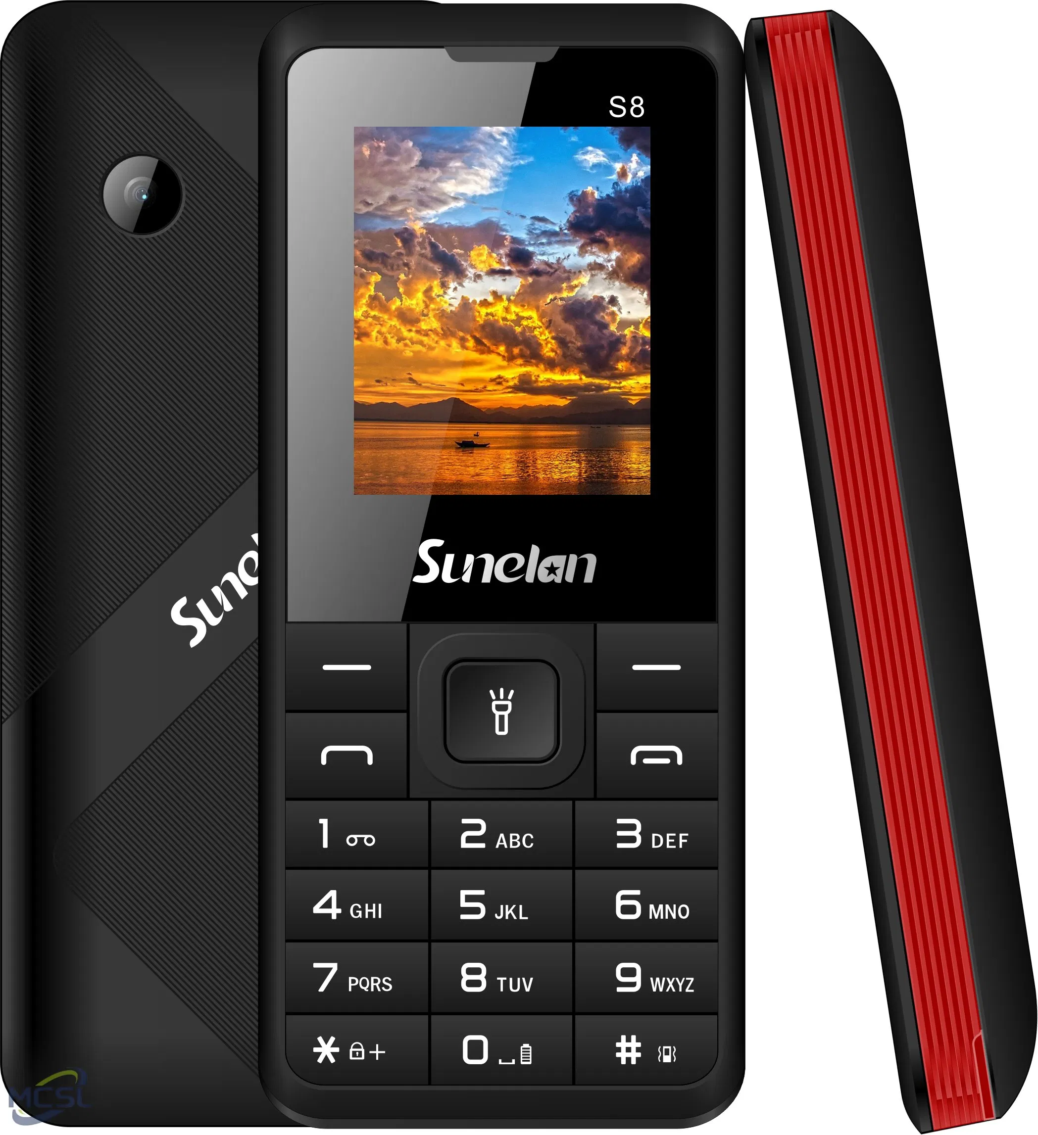 Sunelan S8 Wholesale 1.8 Mini Modern Mobile Phone Keyboard Mobile Phone 32MB 1000mAh New Small Function Mobile Phone