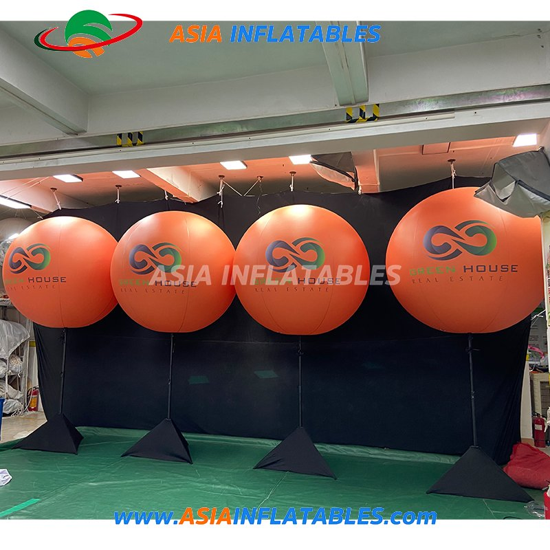 Advertising Custom Logo Inflatable Stand Balloon for Commercial Exhibition