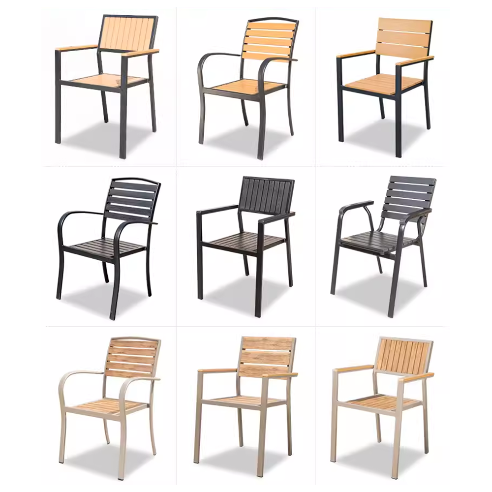 Садовая мебель пластиковые стулья алюминиевые столы патио