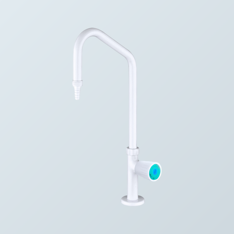 Лабораторный кран однорычажный