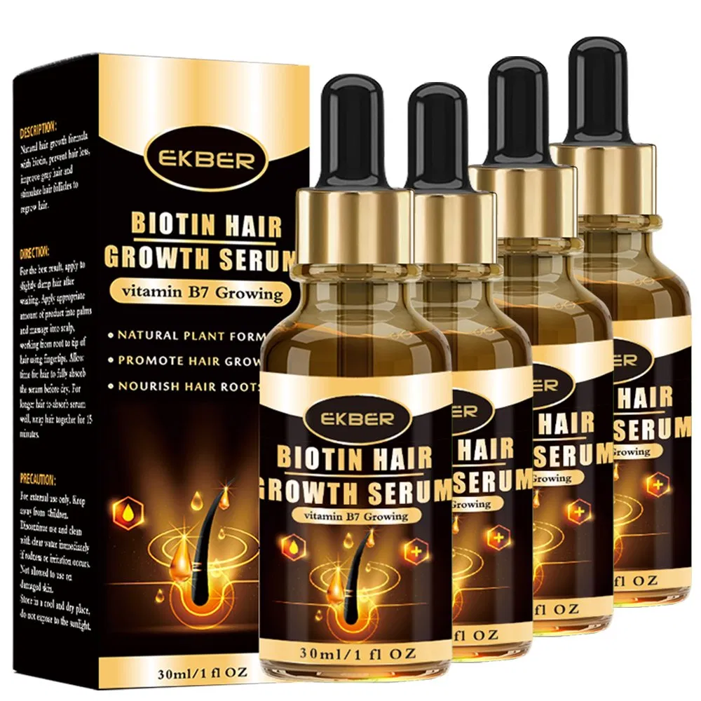 Factory Outlet Herbal Extract Formula Anti-Hair Loss Oil Alopecia Thickening Biotin Hair Growth Serum