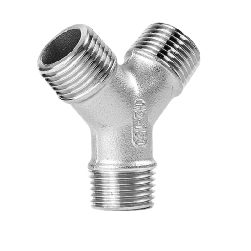 Customizable Production Stainless Steel Pipe Fitting Y Tee