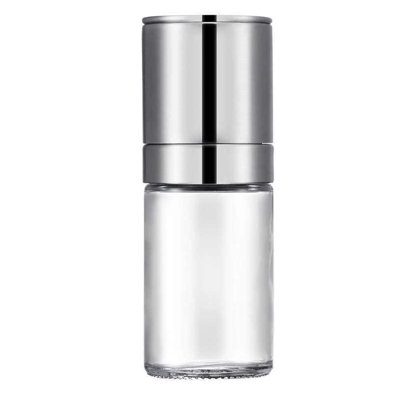 Premium Refillable Stainless Steel Salt and Pepper Grinder Set