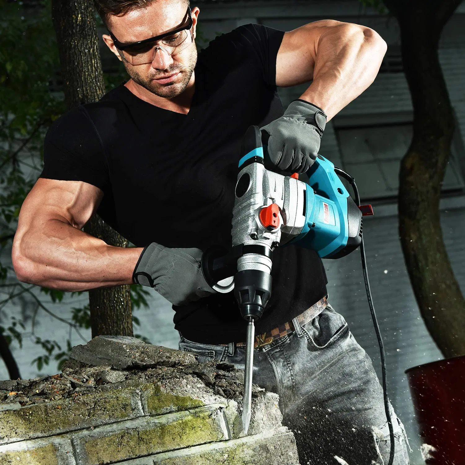 26mm 4 Function Electric Jack Hammer Tools Rotary Hammer Drill (HD054)