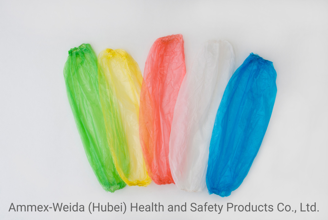 Single Use Plastic Oversleeves by Polythene Material with Odorless and Non-Toxic Features for Factory and Kitchen