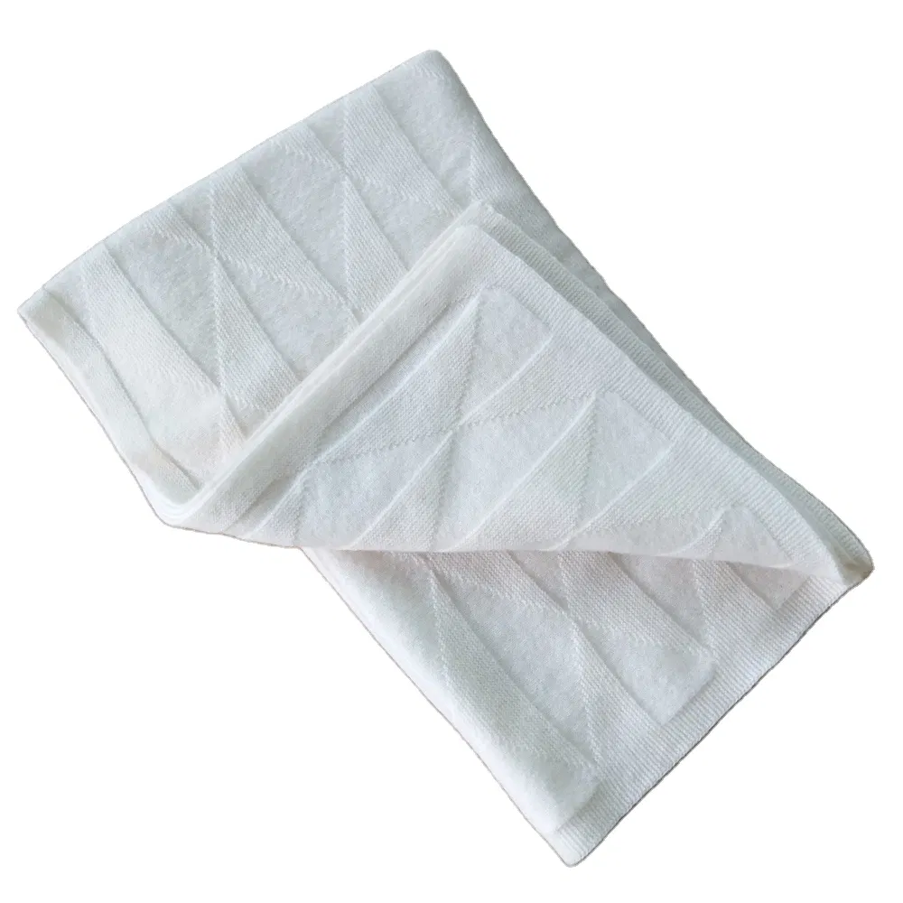 100% Cashmere Knitting Blankets Baby Infants Blankets.