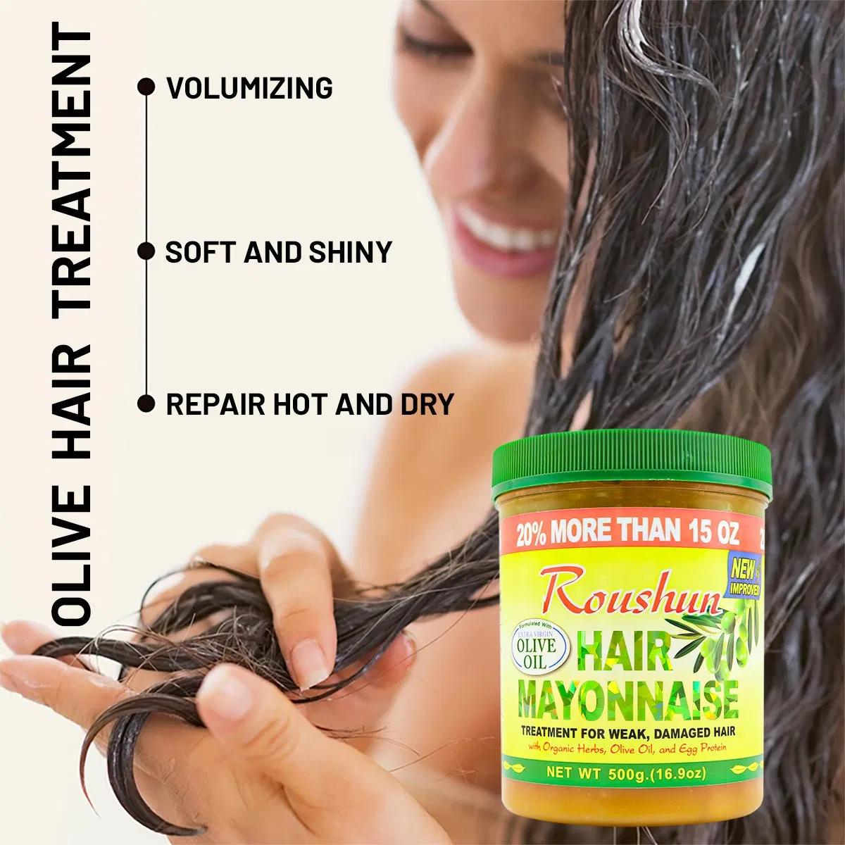 Olive Hair Treatment Hair Mayonnaise Treatment for Weak Damaged Hair