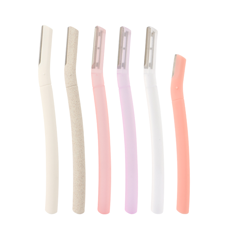 D115 Hot Selling Make up Eyebrow Razor with Safety Guard Trimmer for Lady