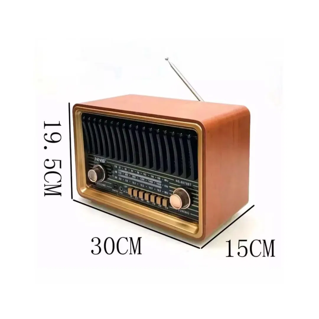 Настольная Bluetooth-колонка NS-8075BT с FM/SW радио