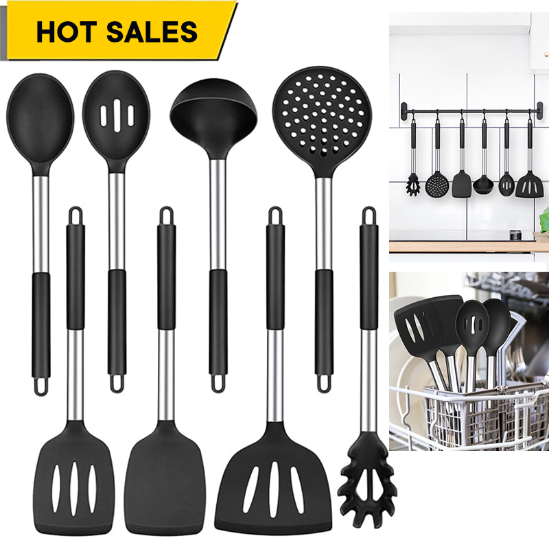 Premium Food Grade Silicone Slotted Turner - BPA Free & Heat Resistant