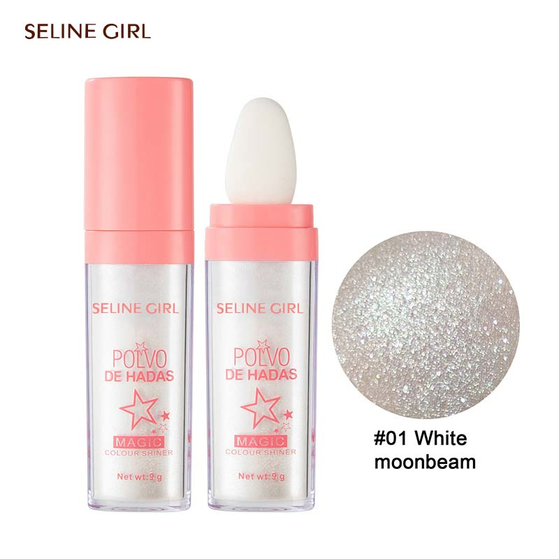 Seline Girl 9g White Moonbeam Pearl Colour Shiner Magic Glitter