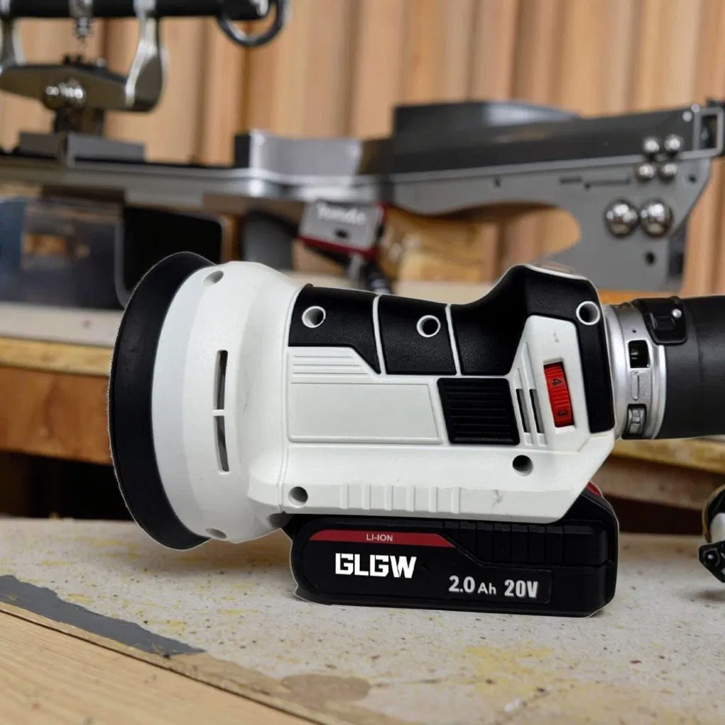 Multi-Function Cordless Power Tools Battery Operated DC Sander Orbital Electric Rotary Brushless Sander for DIY Grading