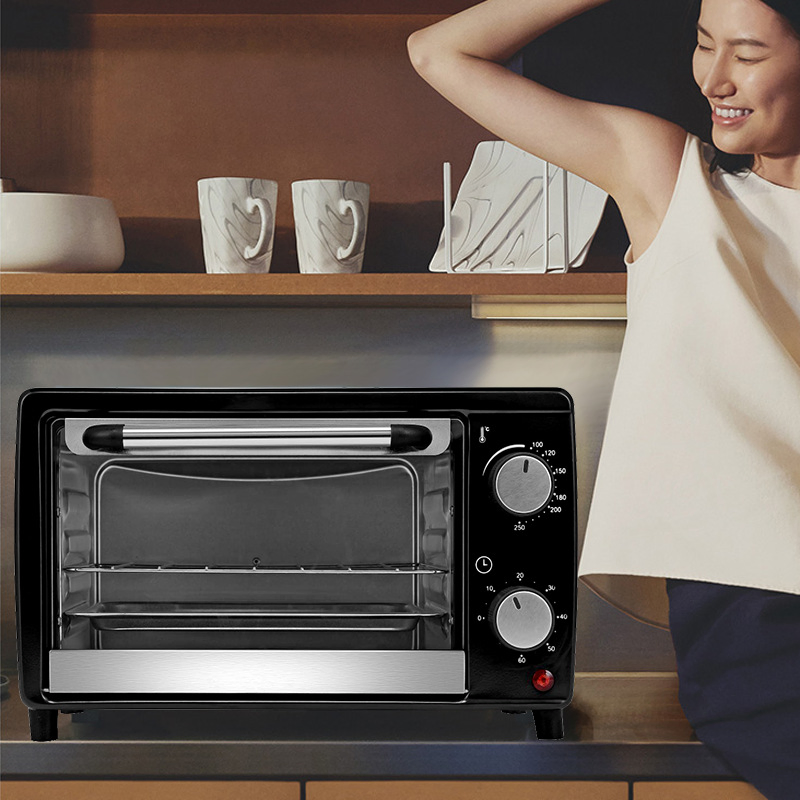 Professional Home Kitchen Countertop Oven Steam Baking Function Mini Electric Multifunction Heat-Resistant Tempered Glass Oven