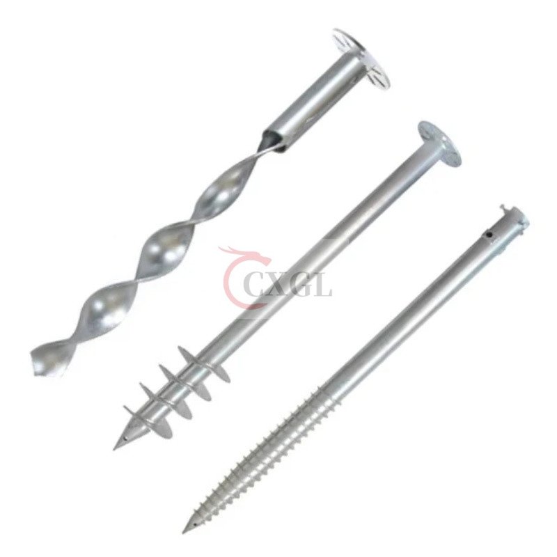 Винтовые сваи с фланцем для заборов и тентов