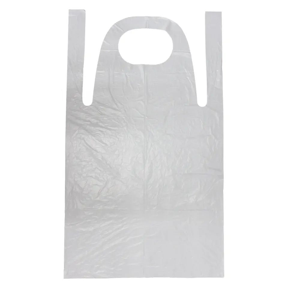 Disposable Plastic Apron PE Kitchen Waterproof Plastic LDPE HDPE Apron