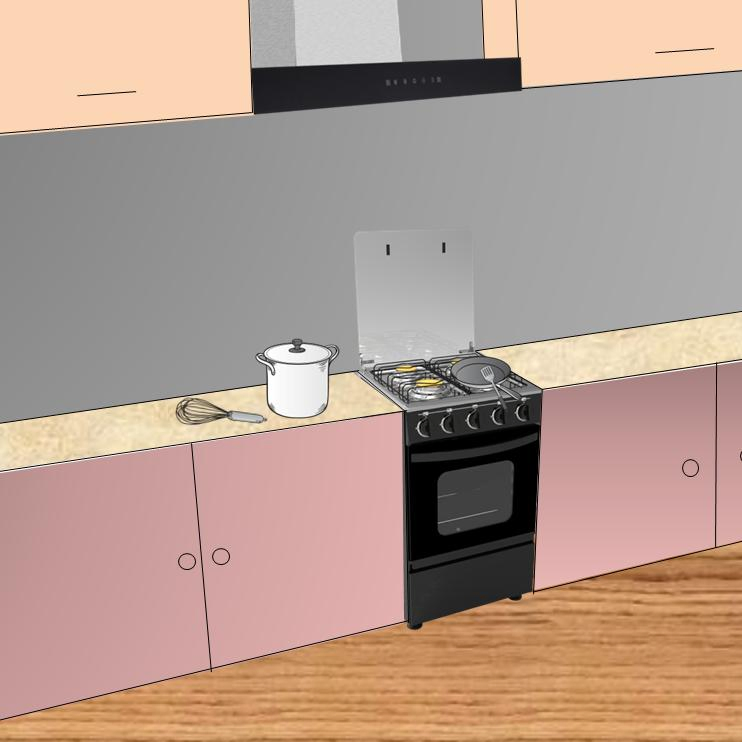 Xunda Range Cooker Home Kitchen Gas Cooker Free Standing Gas Oven