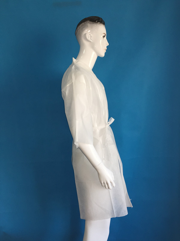 PP Disposable Non Woven Beauty Gown for Men