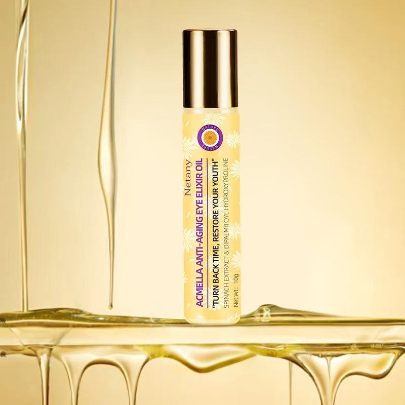 Herbal Chrysanthemum Flower Eye Essence Oil Reduces Fine Lines Eliminates Puffiness and Fades Dark Circles Eye Care