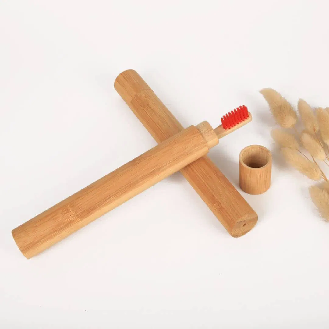 100% Natural Bamboo Toothbrush Travel Case