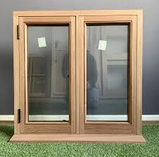  Double Glazing Solid Wood Casement Window