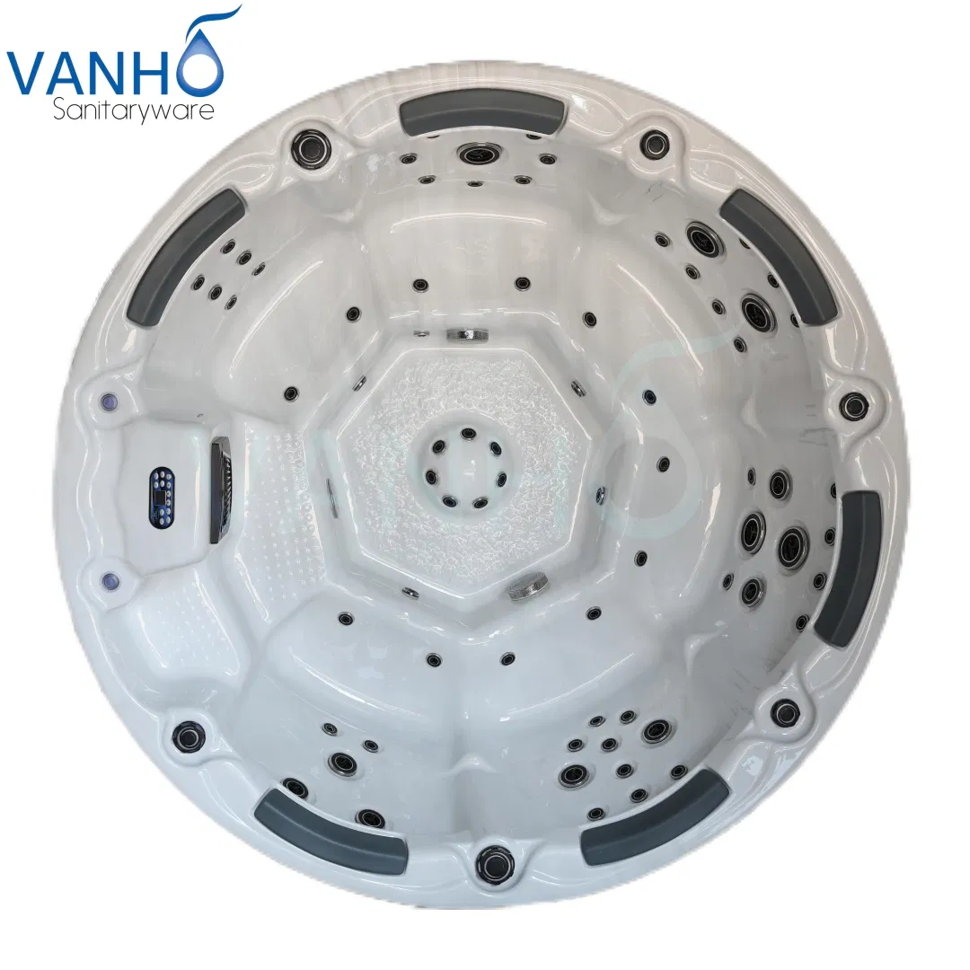 Круглый уличный спа-бассейн Vanho с гидромассажем