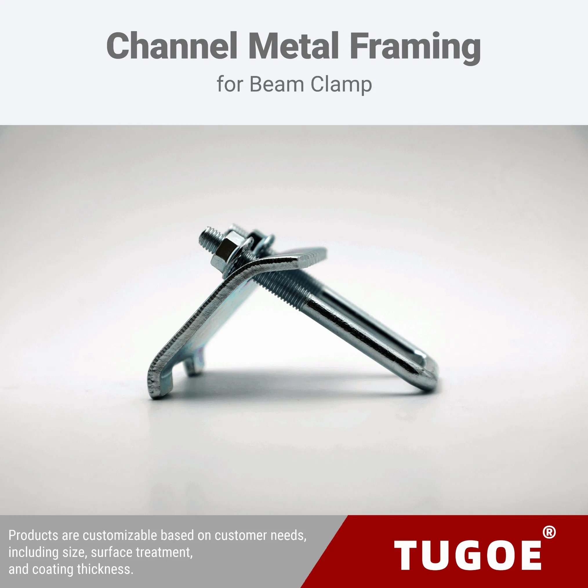 Customizable Channel Steel Beam Clamp for Industrial Applications