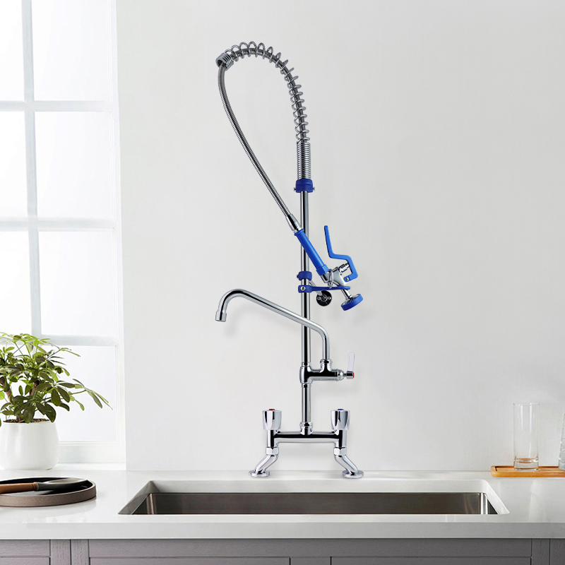 Modern Dual Function Brass Faucet for Kitchen Sinks